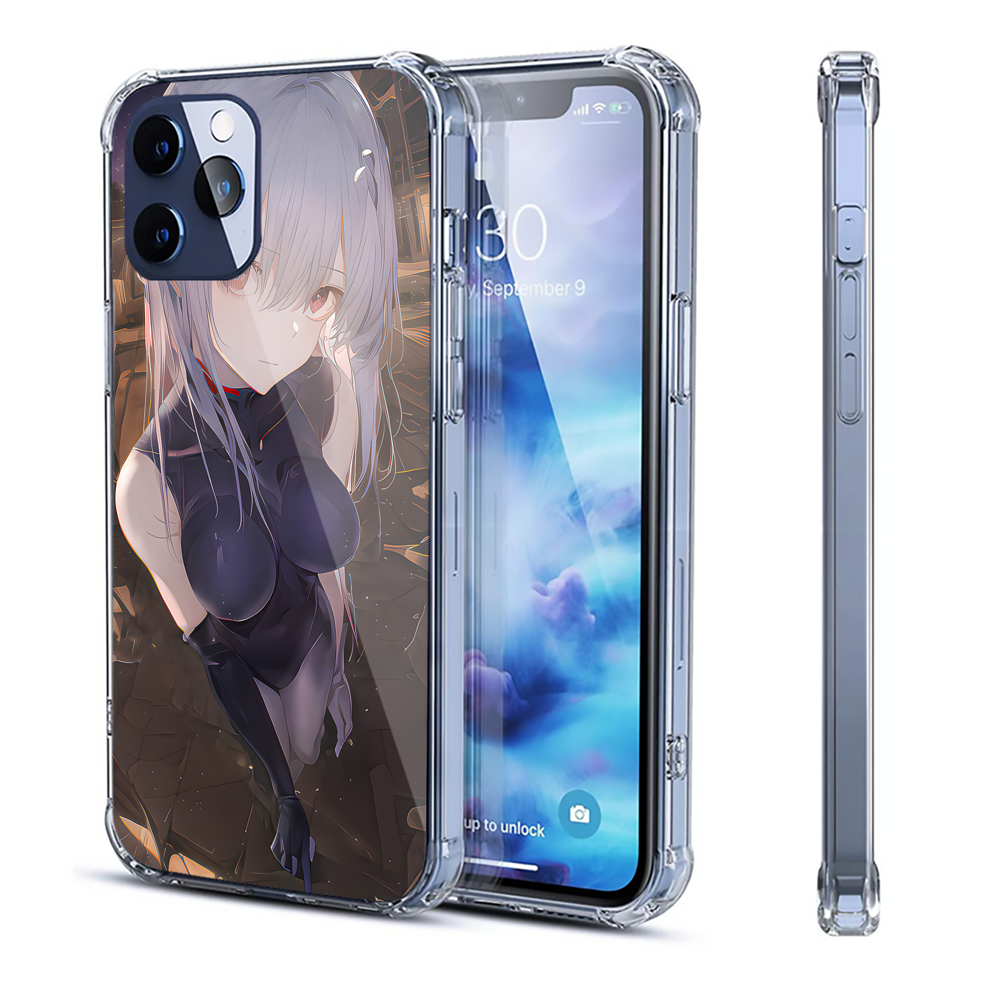 （画像用） EVA 新世紀エヴァンゲリオン 【iPhone 12シリーズ対応】透明スマホケース（クリアソフトケース）